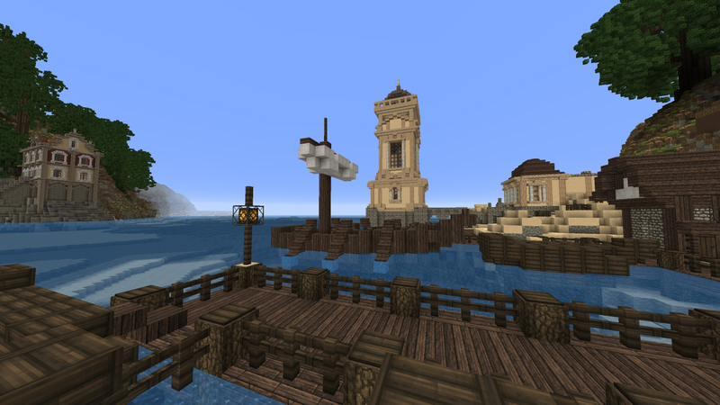 Illustration for article titled Minecraft Village Would Make a Nice Vacation Spot